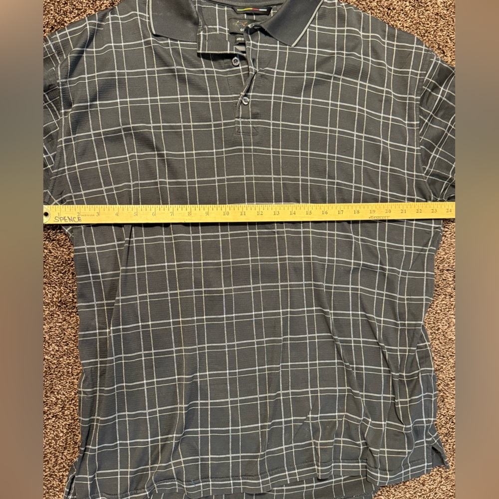 Greg Norman Golf Shirt Mens XXL Polo 6012 Double Mercerized Short Sleeve Gray - Picture 8 of 8